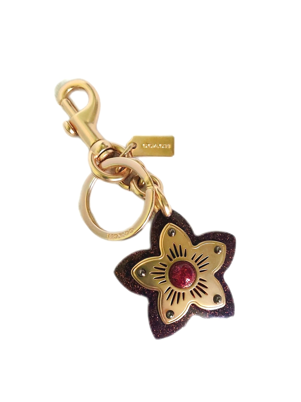 COACH 3 PC ROGUE TOTE SET-Tote, Wristlet Pouch, and Coach Bag Charm/Key Chain - Picture 6 of 8